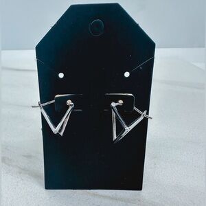 .925 Silver Geometric Earrings